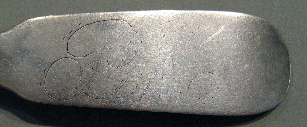 1998.0004.615 Silver Spoon engraving