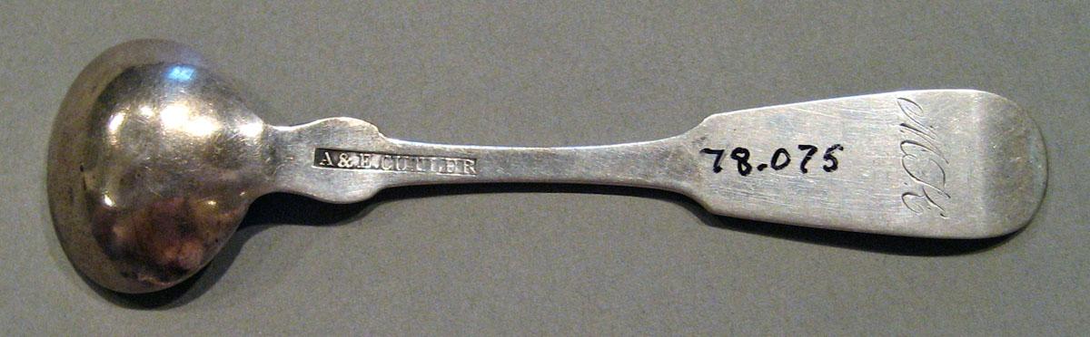 1998.0004.616 Silver Spoon underside