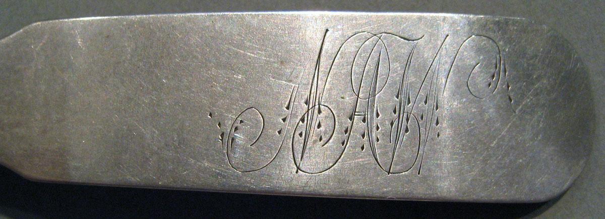 1998.0004.617 Silver Spoon engraving