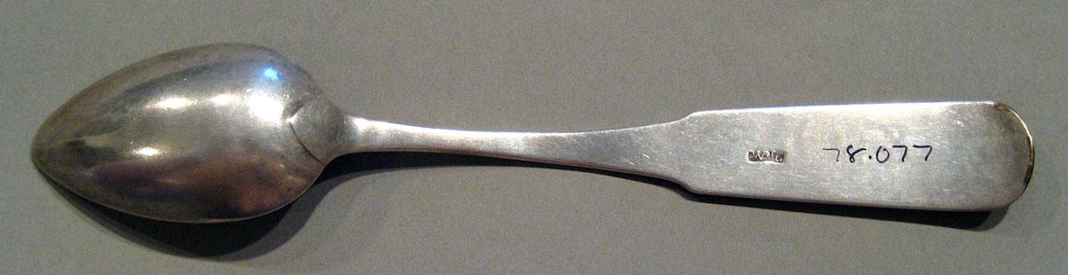 1998.0004.618 Silver Spoon underside