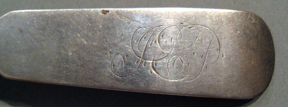 1998.0004.618 Silver Spoon engraving