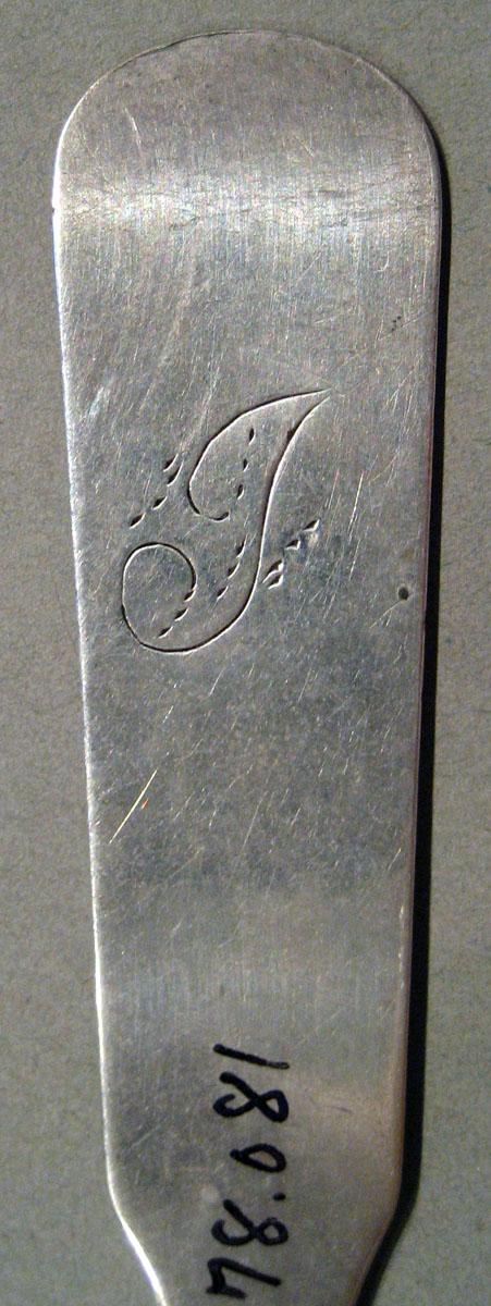 1998.0004.622 Silver Spoon engraving