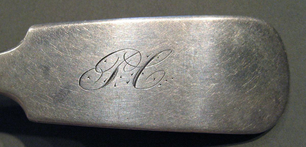 1998.0004.624 Silver Spoon engraving