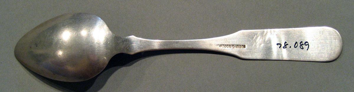 1998.0004.627.001 Silver Spoon underside