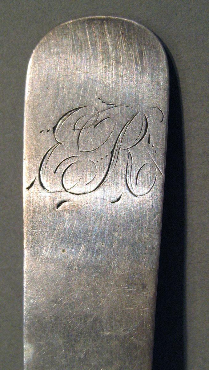 1998.0004.627.001 Silver Spoon engraving
