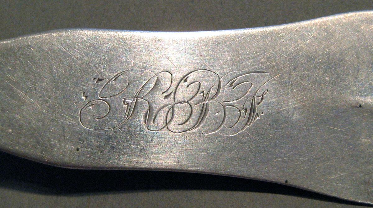 1998.0004.629 Silver Spoon engraving