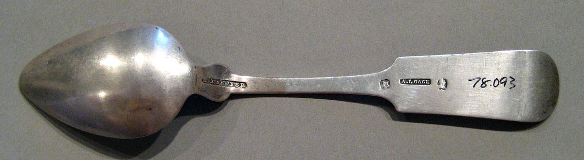 1998.0004.631 Silver Spoon underside