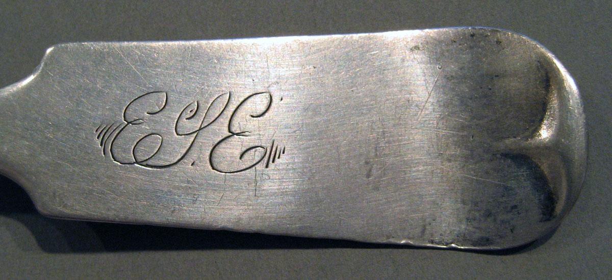 1998.0004.631 Silver Spoon engraving