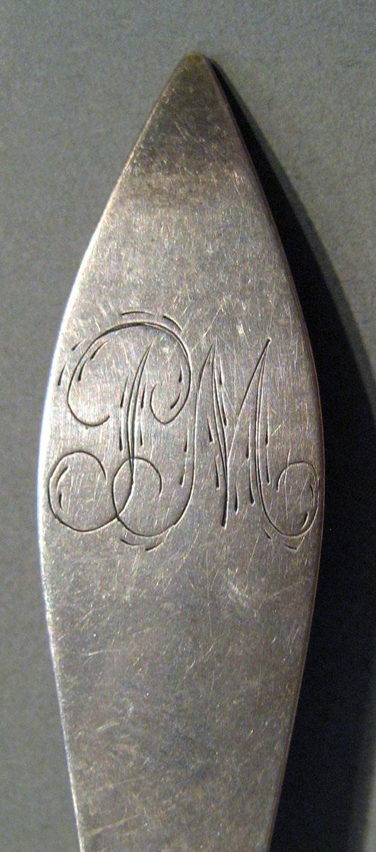 1998.0004.633 Silver Spoon engraving