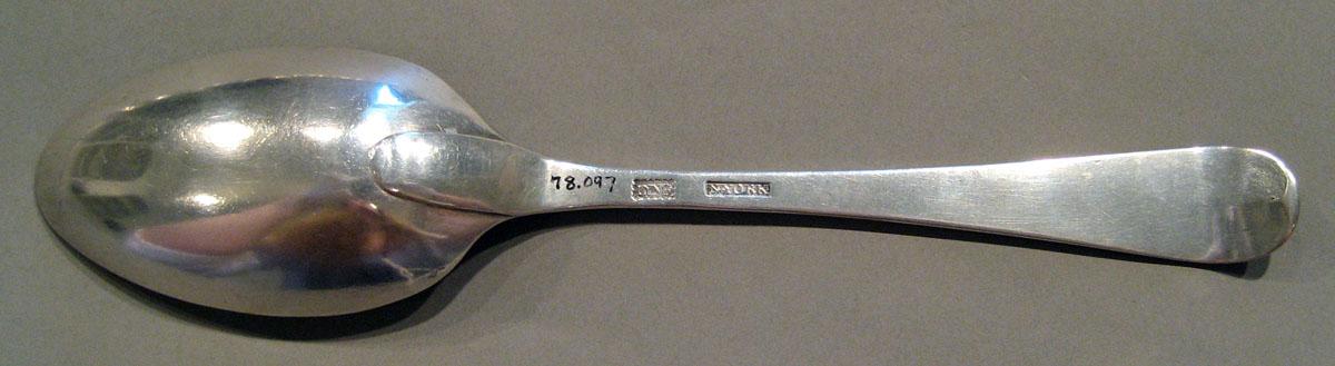 1998.0004.634 Silver Spoon underside