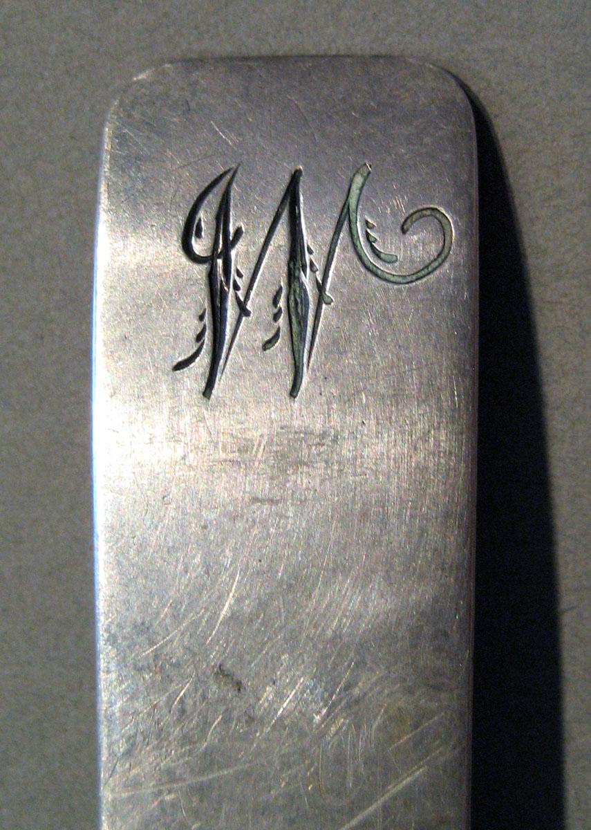 1998.0004.642 Silver Spoon engraving