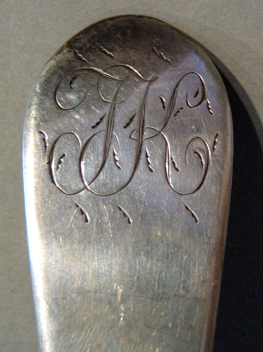 1998.0004.644 Silver Spoon engraving
