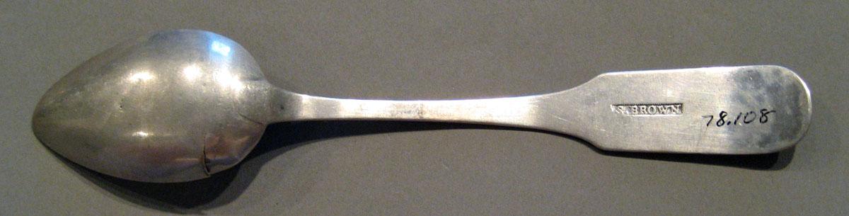 1998.0004.645.001 Silver Spoon underside