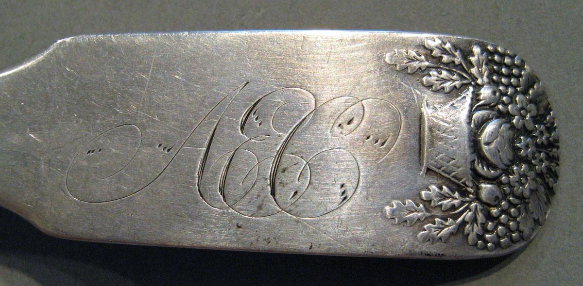 1998.0004.645.002 Silver Spoon engraving