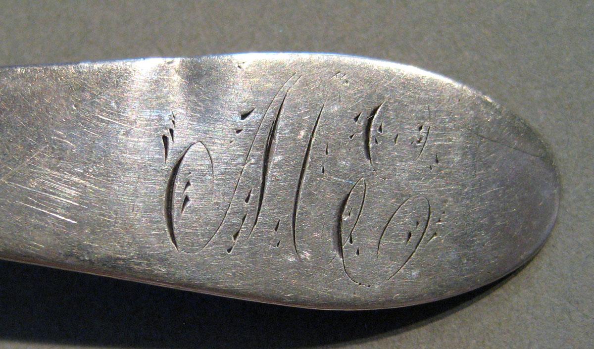 1998.0004.647 Silver Spoon engraving