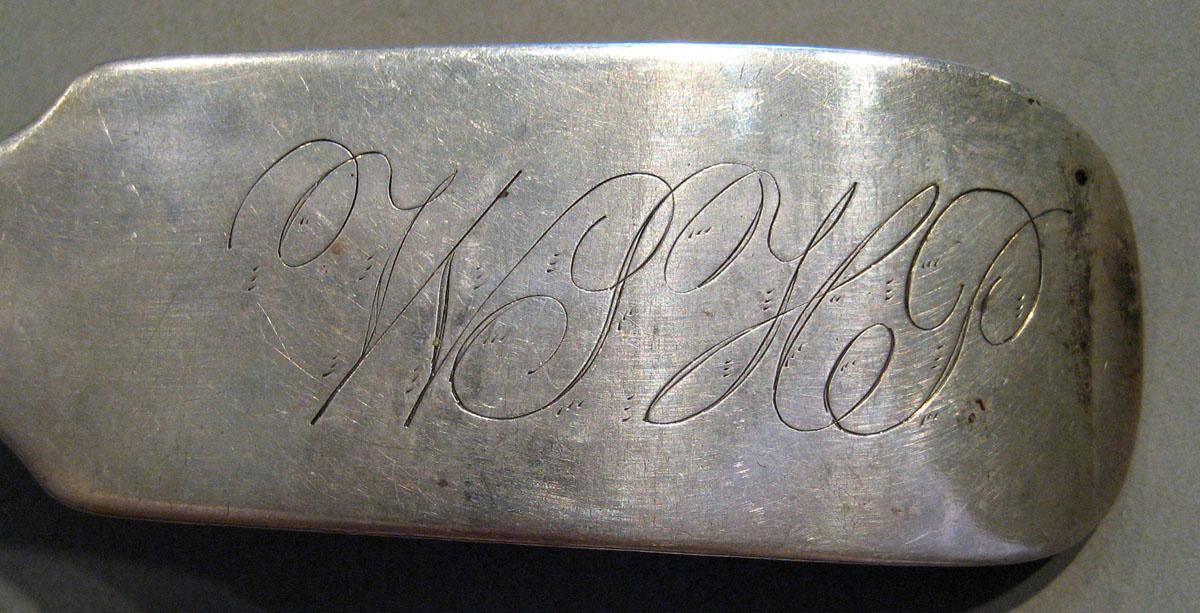 1998.0004.648 Silver Spoon engraving