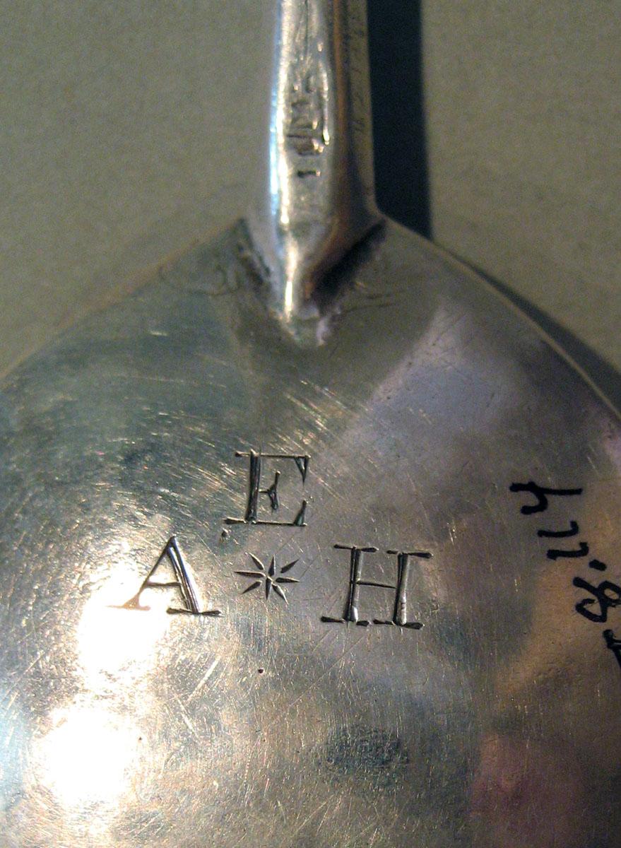 1998.0004.651 Silver Spoon engraving