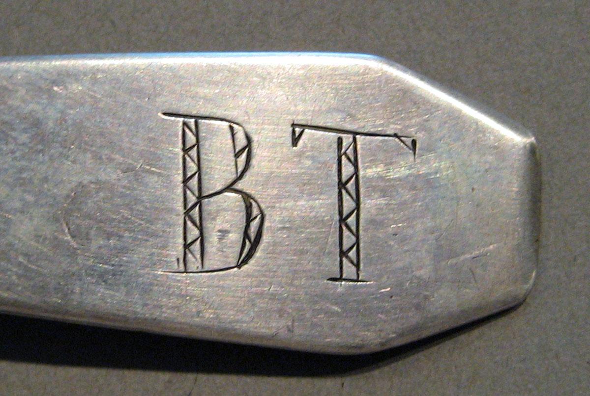 1998.0004.653 Silver Spoon engraving