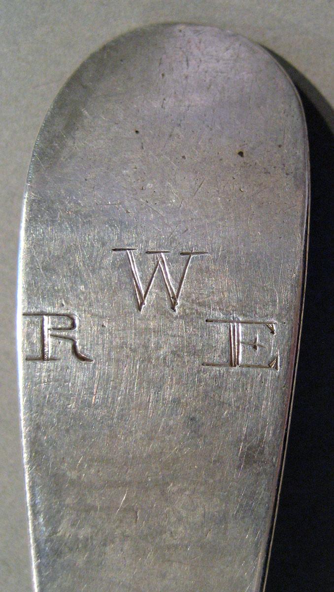 1998.0004.658.002 Silver Spoon engraving upper surface