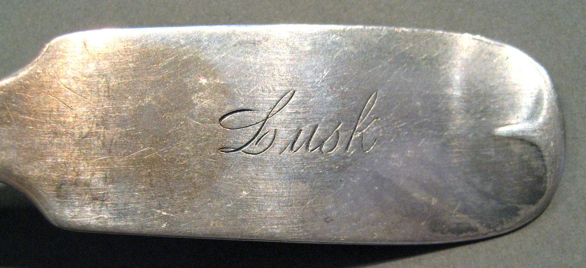 1998.0004.659.001 Silver Spoon engraving