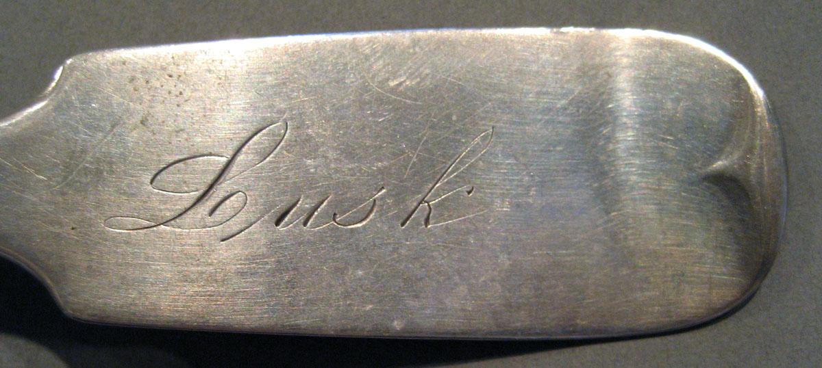 1998.0004.659.002 Silver Spoon engraving