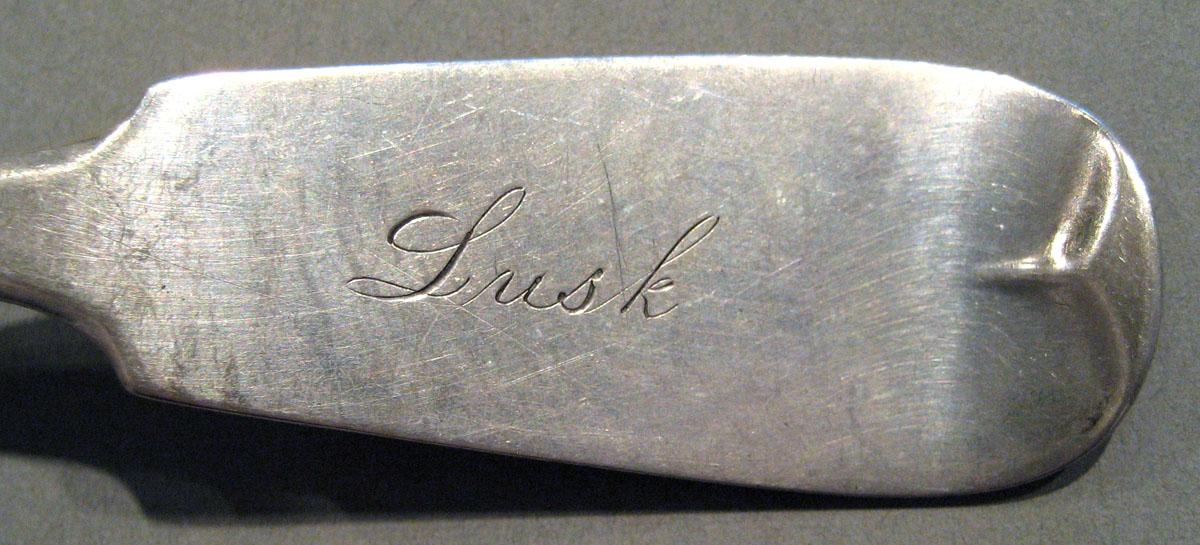 1998.0004.660.002 Silver Spoon engraving