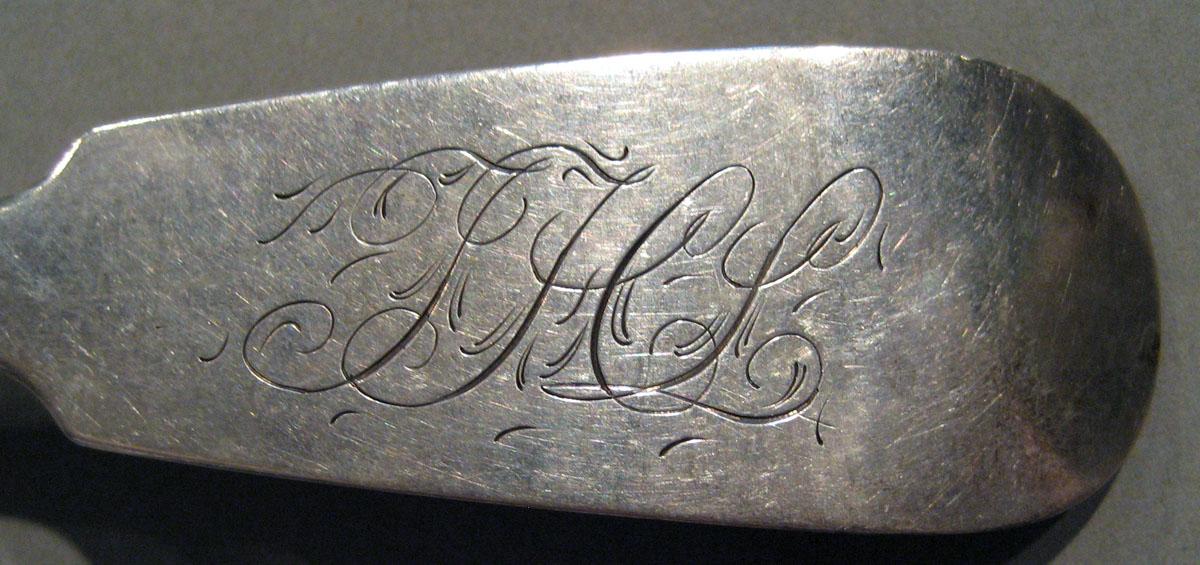 1998.0004.663 Silver Spoon engraving