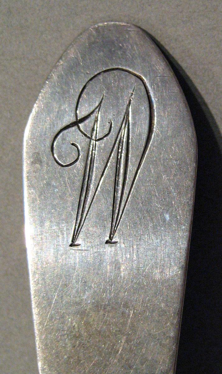 1998.0004.665 Silver Spoon engraving