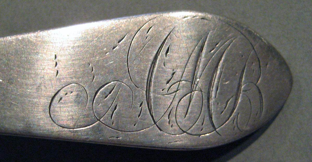 1998.0004.669 Silver Spoon engraving