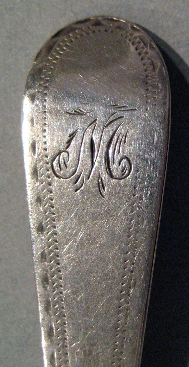 1998.0004.672 Silver Spoon engraving