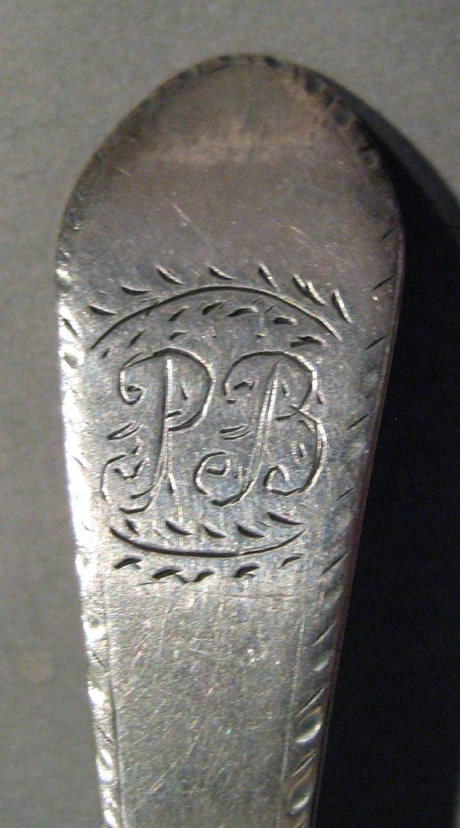 1998.0004.673 Silver Spoon engraving