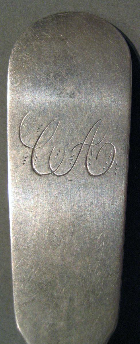 1998.0004.674 Silver Spoon engraving