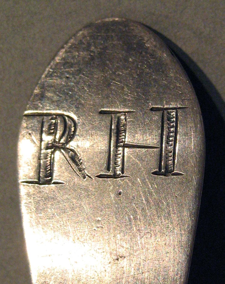1998.0004.676.001 Silver Spoon engraving