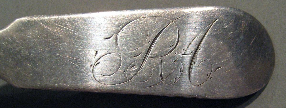 1998.0004.679 Silver Spoon engraving
