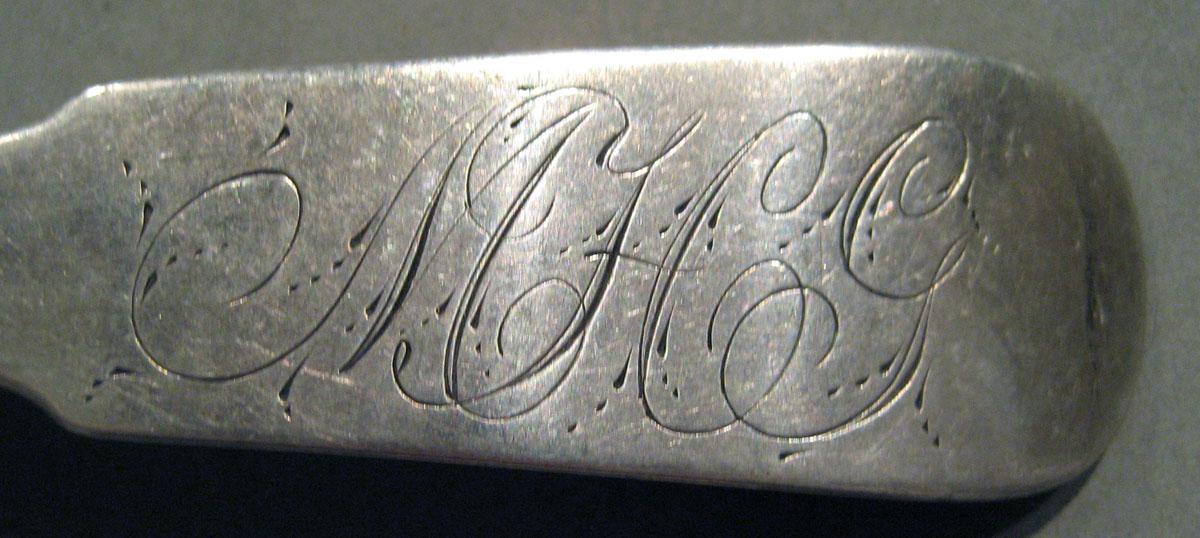1998.0004.681.002 Silver Spoon engraving