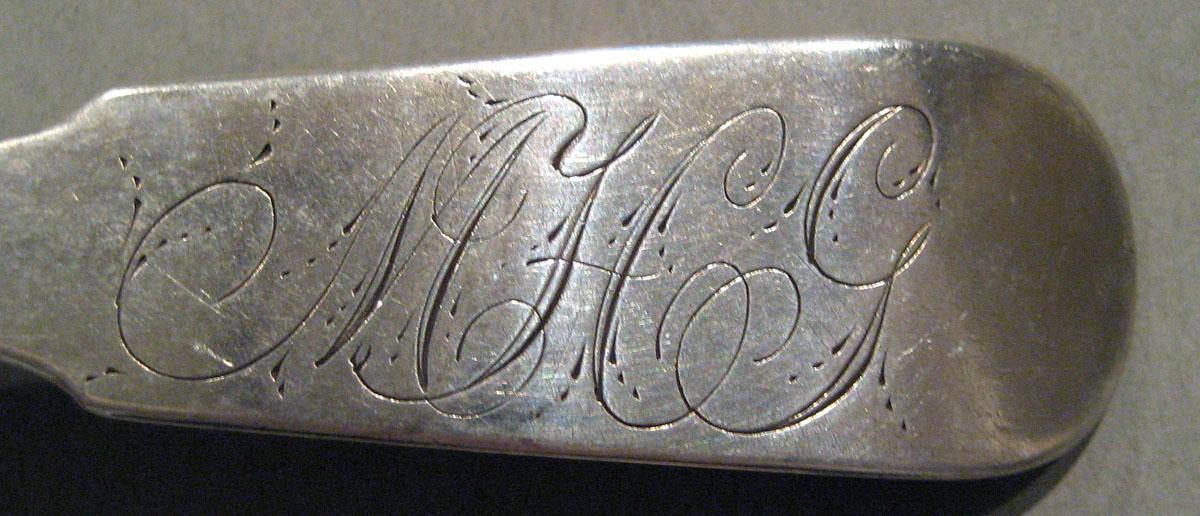 1998.0004.681.003 Silver Spoon engraving