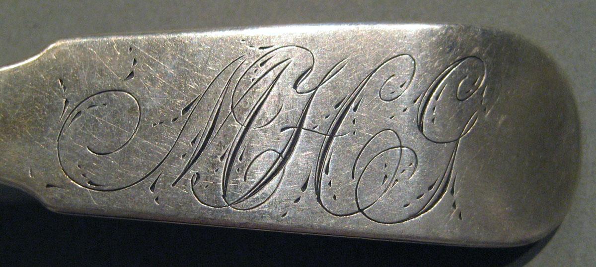 1998.0004.681.005 Silver Spoon engraving