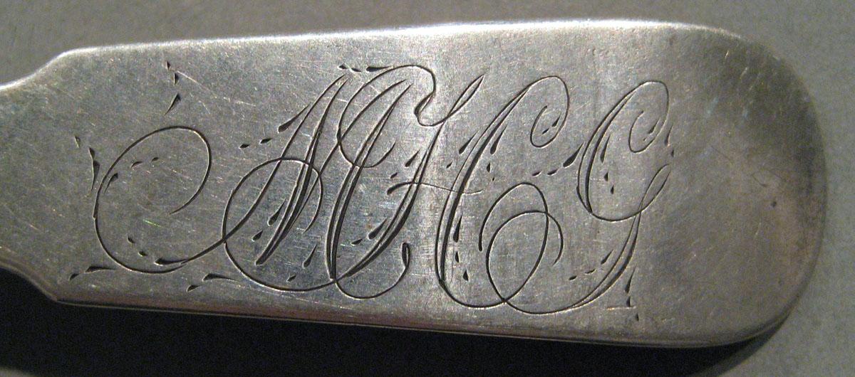 1998.0004.681.006 Silver Spoon engraving