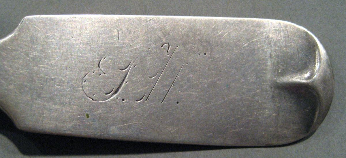 1998.0004.684 Silver Spoon engraving