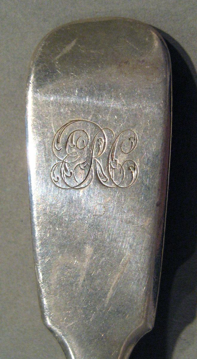 1998.0004.685 Silver Spoon engraving