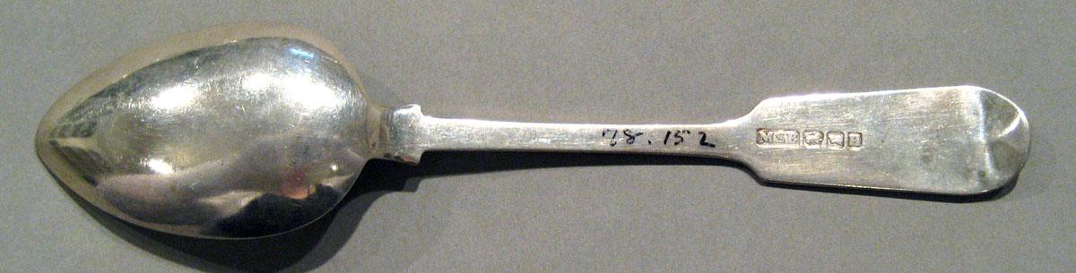 1998.0004.686.001 Silver Spoon underside