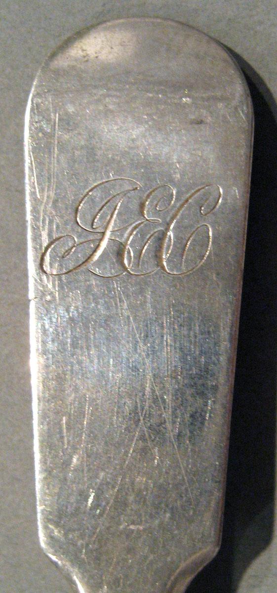 1998.0004.686.002 Silver Spoon engraving