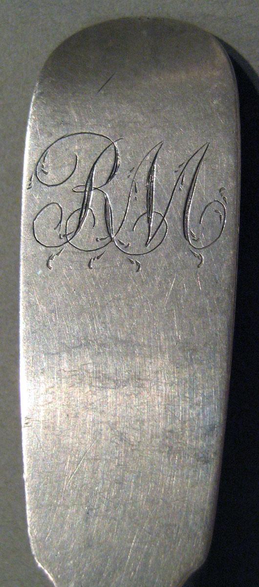 1998.0004.688 Silver Spoon engraving