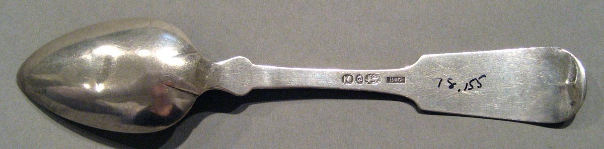 1998.0004.689 Silver Spoon underside