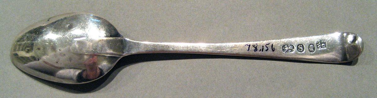 1998.0004.690 Silver Spoon underside