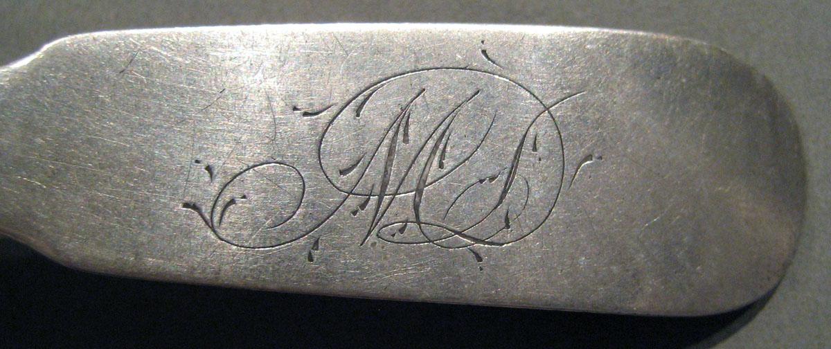 1998.0004.691.001 Silver Spoon engraving