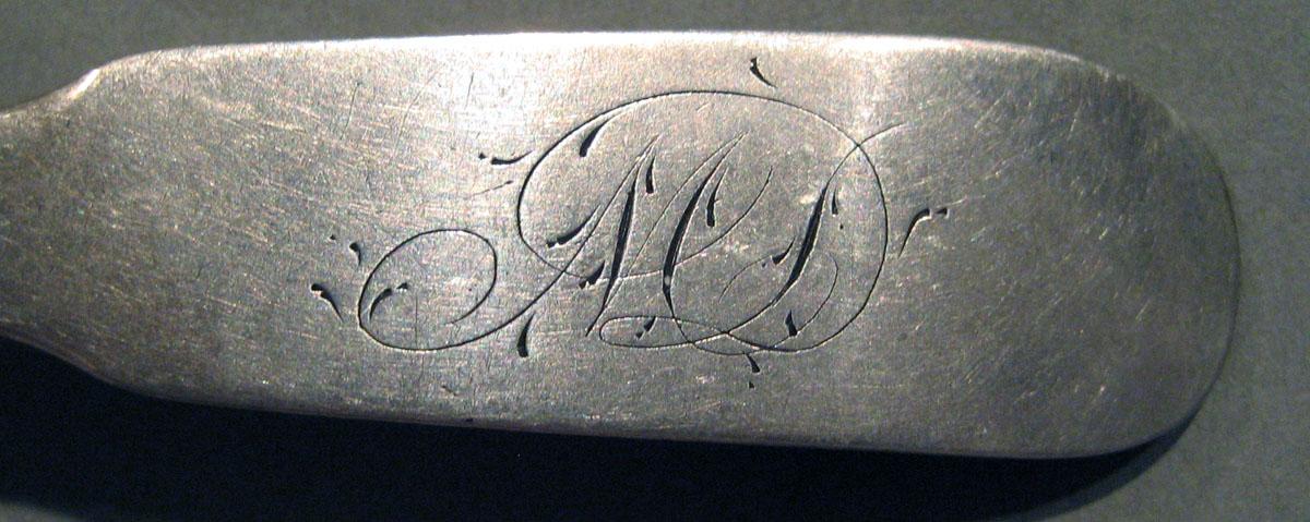 1998.0004.691.002 Silver Spoon engraving