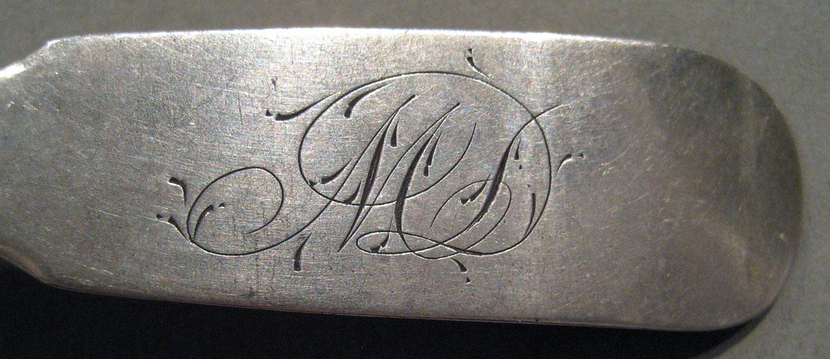 1998.0004.691.003 Silver Spoon engraving
