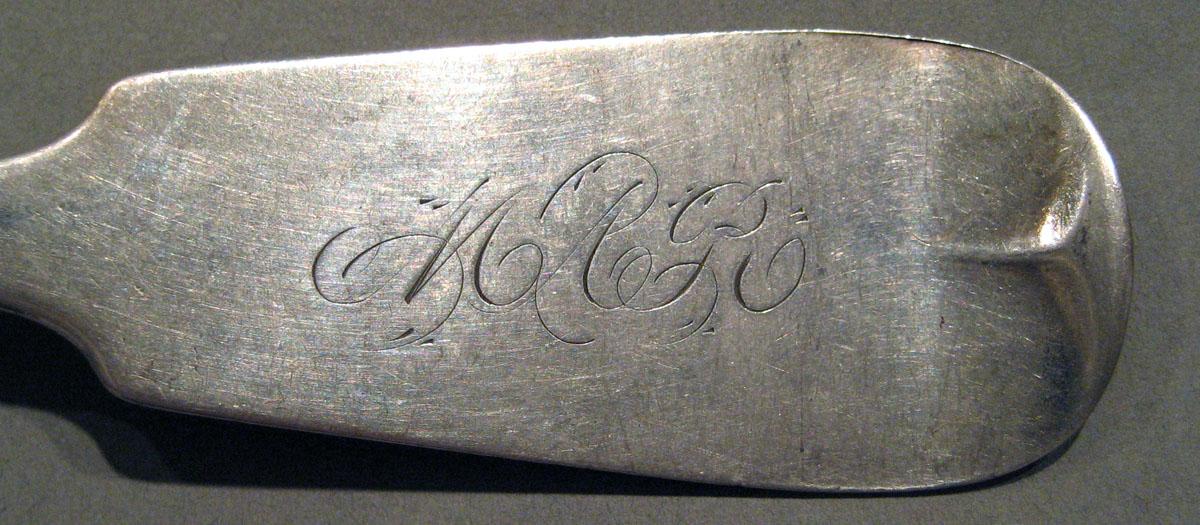 1998.0004.692.001 Silver Spoon engraving