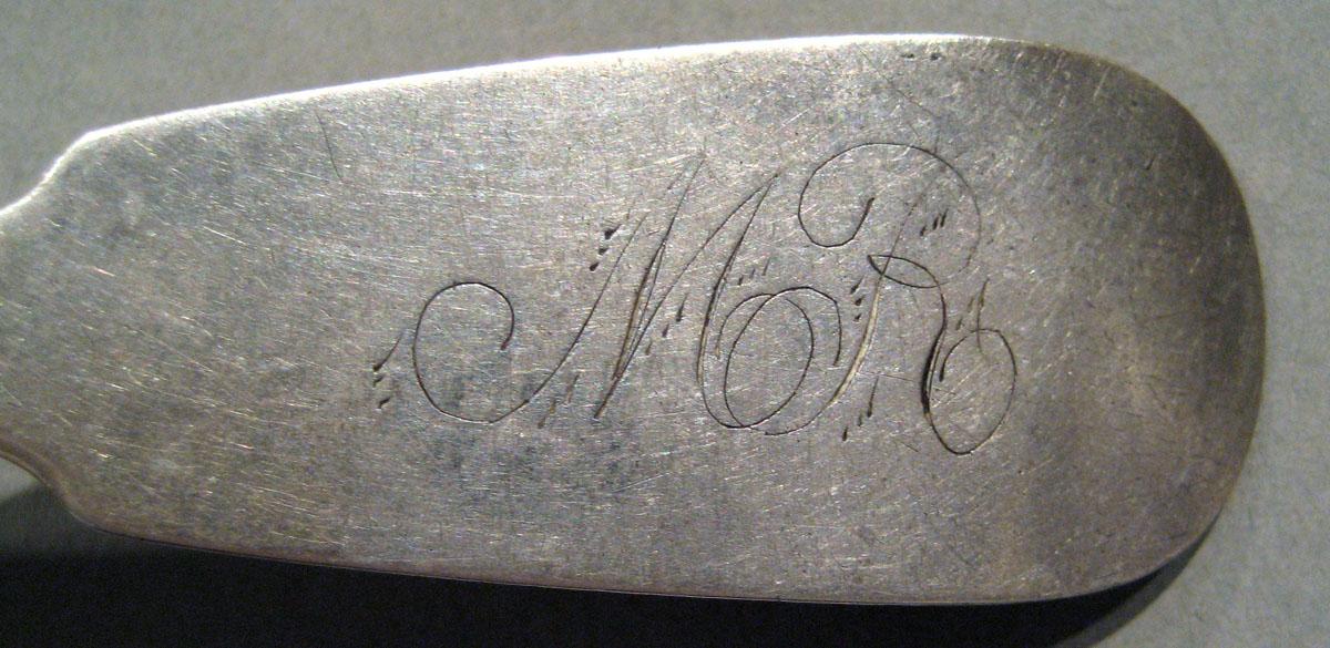 1998.0004.693.001 Silver Spoon engraving